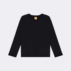 Blusa Juvenil Feminina Manga Longa Básica Lisa Upalôo
