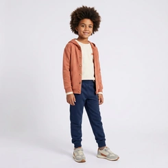 Calça Infantil Menino Lisa Em Moletom Upalôo