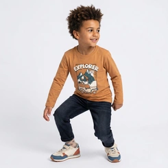 Camiseta Infantil Menino Manga Longa Explorer Upalôo