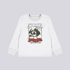 Camiseta Infantil Menino Manga Longa Explorer Upalôo