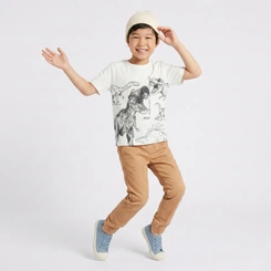 Camiseta Infantil Menino Manga Longa Dinossauro Upalôo