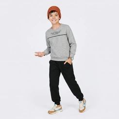 Conjunto Juvenil Menino Moletom Manga Longa Tomorrow Upalôo