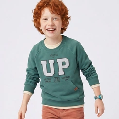 Blusa Infantil Menino Moletom Manga Longa Up Upalôo