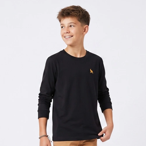 Camiseta Juvenil Menino Lisa Manga Longa Upalôo