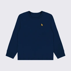Camiseta Infantil Menino Lisa Manga Longa Upalôo