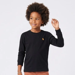 Camiseta Infantil Menino Lisa Manga Longa Upalôo