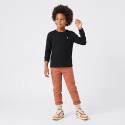 Camiseta Infantil Menino Lisa Manga Longa Upalôo