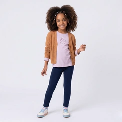 Calça Legging Infantil Menina Em Algodão Upalôo