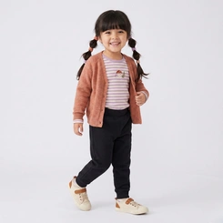 Calça Moletom Bebê Menina Com Punho Upalôo