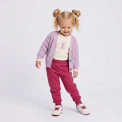 Calça Moletom Bebê Menina Com Punho Upalôo