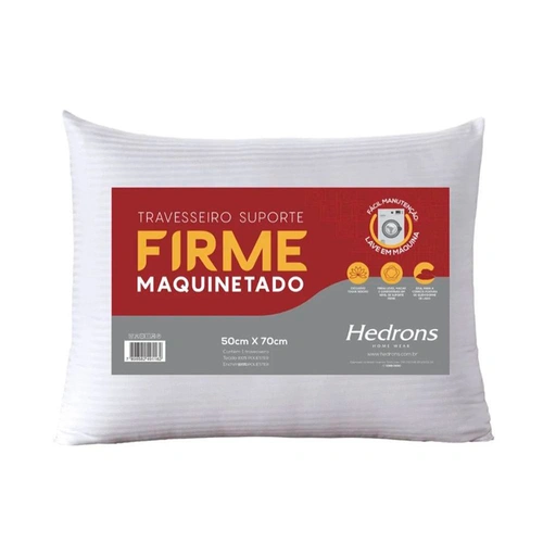 Travesseiro Maquinetado Suporte Firme Hedrons