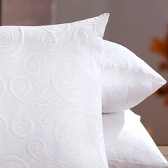 Travesseiro Noblesse Suporte Firme Tecido Jacquard Luxo Hedrons