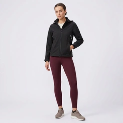 Jaqueta Feminina Em Neoprene Com Capuz
