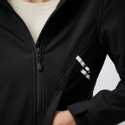 Jaqueta Feminina Em Neoprene Com Capuz