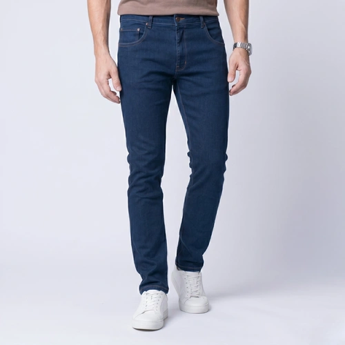 Calça Jeans Masculina Skinny Slim Azul Prs