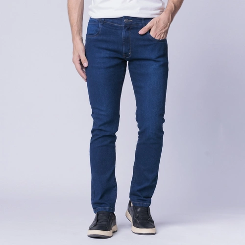 Calça Jeans Masculina Básica Azul Prs