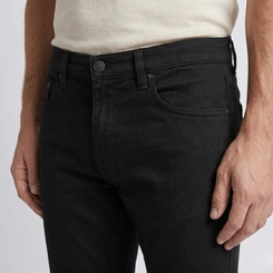 Calça Em Sarja Masculina Esporte Fino Preta Prs