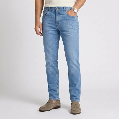 Calça Jeans Masculina Skinny Azul Claro Prs