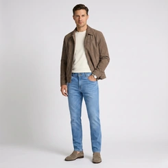 Calça Jeans Masculina Skinny Azul Claro Prs