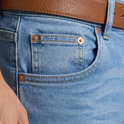 Calça Jeans Masculina Skinny Azul Claro Prs