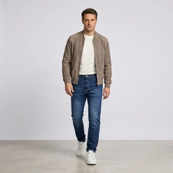 Calça Jeans Masculina Confort Azul Prs