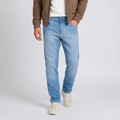 Calça Jeans Masculina Azul Claro Delavé Prs