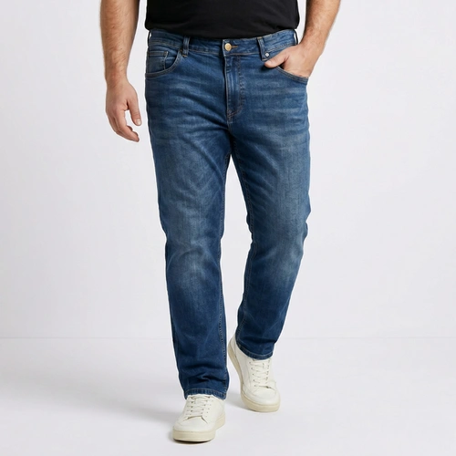 Calça Jeans Masculina Plus Size Azul Prs