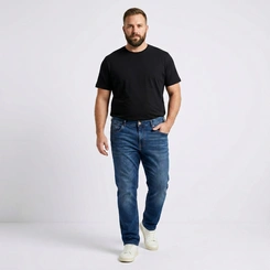 Calça Jeans Masculina Plus Size Azul Prs