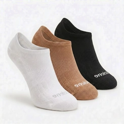 Kit 3 Pares Meia Sapatilha Feminina Esportiva
