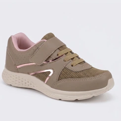 Tênis Infantil Menina Casual Com Velcro Jet Kids