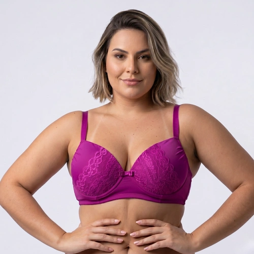 Sutiã Feminino Plus Luvi Bojo Renda