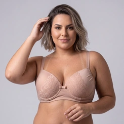 Sutiã Feminino Plus Luvi Bojo Renda