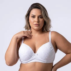 Sutiã Feminino Plus Luvi Bojo Renda