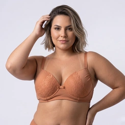 Sutiã Feminino Plus Luvi Bojo Renda