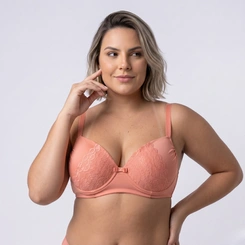 Sutiã Feminino Plus Luvi Bojo Renda