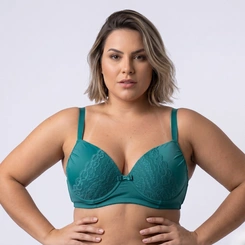 Sutiã Feminino Plus Luvi Bojo Renda