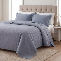 Colcha Queen Com Bordado Inglês Romantic Corttex