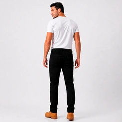 Calça Masculina P&A Jeans Básica Black