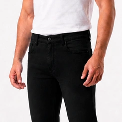 Calça Masculina P&A Jeans Básica Black