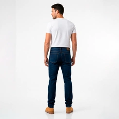 Calça Masculina P&A Jeans Básica Stone