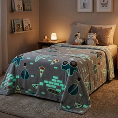 Cobertor Infantil Camesa Magico Brilha No Escuro