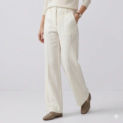 Calça Feminina Human Body Wide Alfaiataria