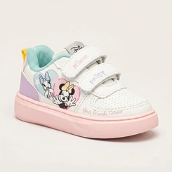Tênis Infantil Disney Mickey Minnie Com Velcro Calce Fácil