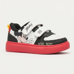 Tênis Infantil Disney Mickey Minnie Com Velcro Calce Fácil