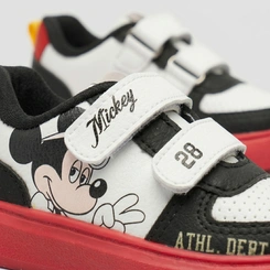Tênis Infantil Disney Mickey Minnie Com Velcro Calce Fácil