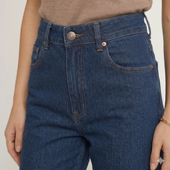 Calça Feminina Jeans Human Body Wide Leg Flex
