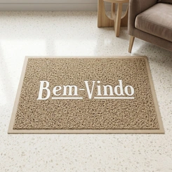 Tapete Cami Corttex Bem Vindo Emborrachado