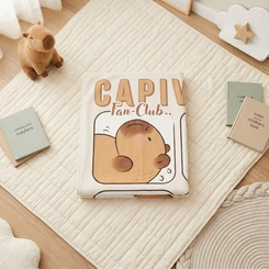 Toalha De Banho Infantil Aveludada Capivara Dohler