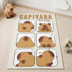 Toalha De Banho Infantil Aveludada Capivara Dohler