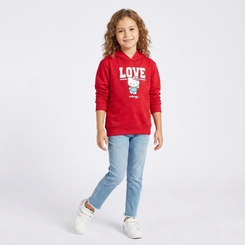 Blusa Juvenil Menina Moletom Hello Kitty